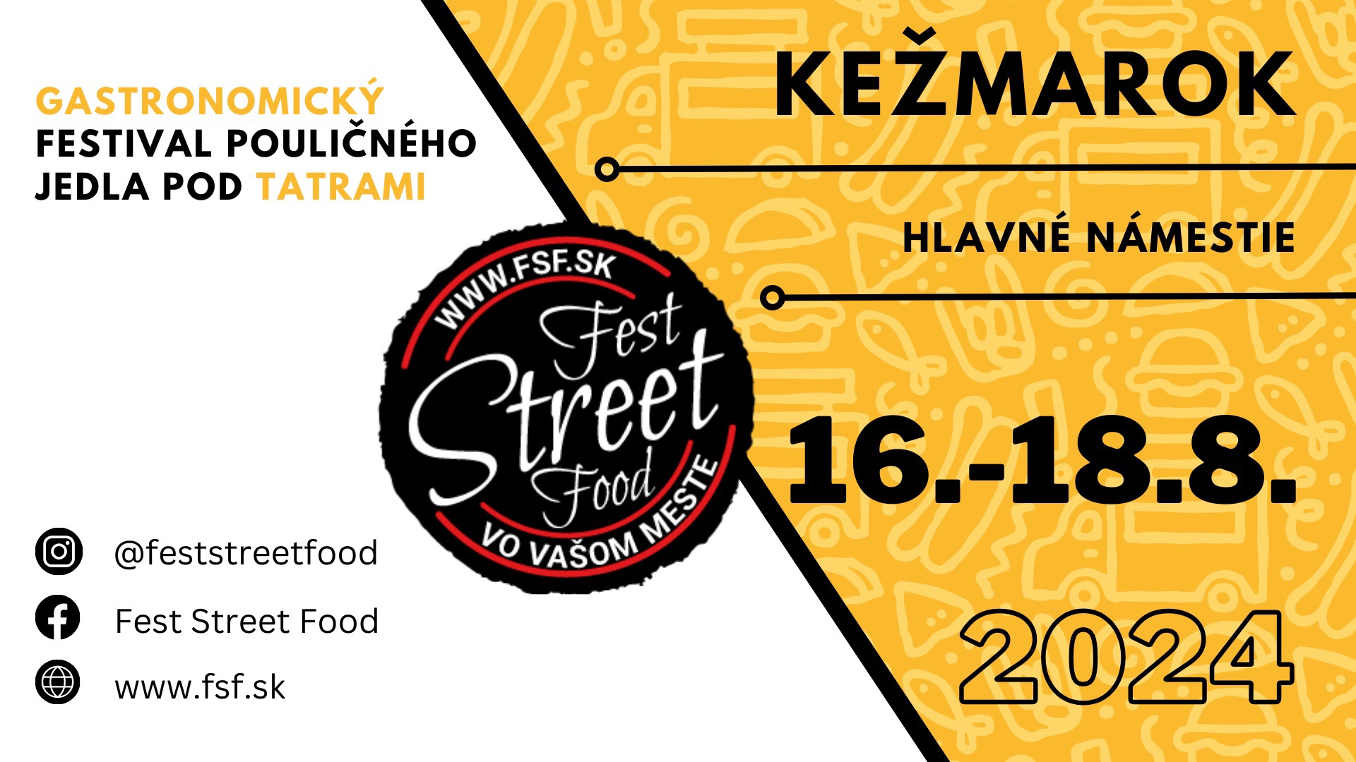 Fest Street Food 16. – 18. august | Kežmarok